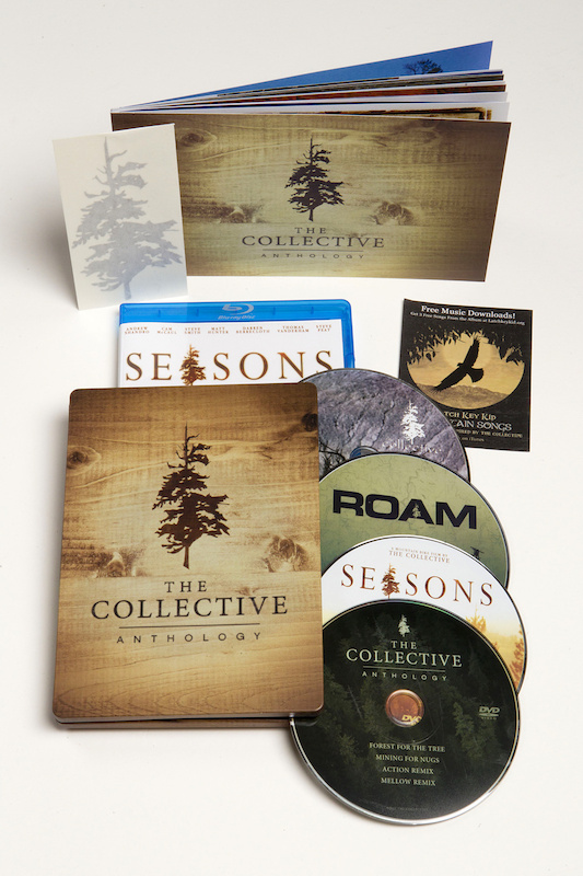 Photo of The Collective Anthology and all that comes with it.