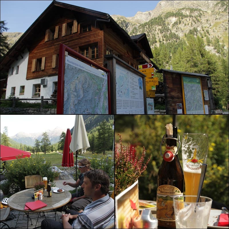 We stop at Spinas for some refreshements