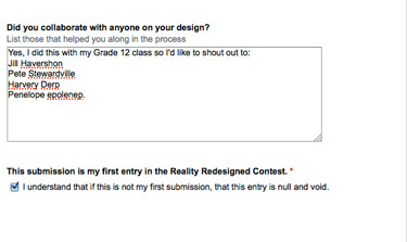 sample submission form