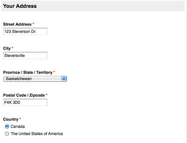 sample submission form