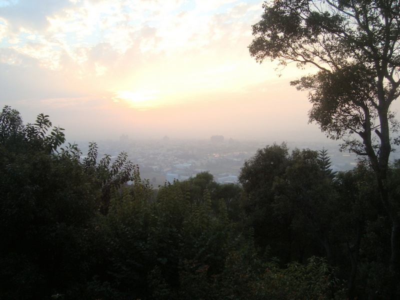 View from the top of the course of Taichung City - the heart of the world s bicycle industry.