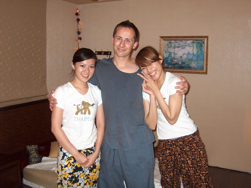 A relaxing Thai massage in the evening is a must when you work so hard.