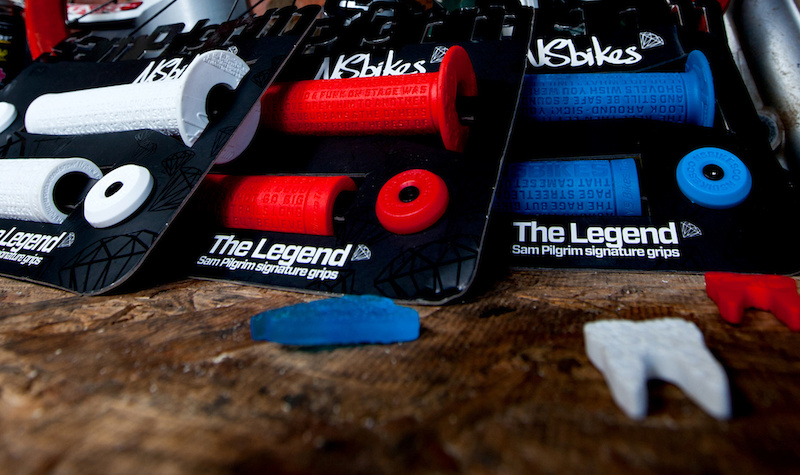  The Legend Sam Pilgrim s signature grips - more info at http www.nsbikes.com news item 521-the-legend-sam-pilgrims-signature-grips.html