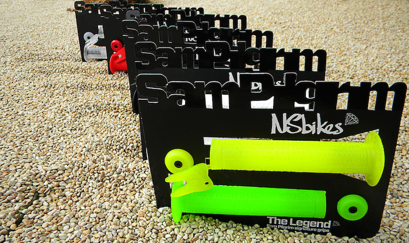  The Legend Sam Pilgrim s signature grips - more info at http www.nsbikes.com news item 521-the-legend-sam-pilgrims-signature-grips.html