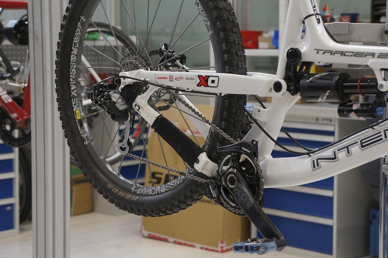 Prototype SRAM derailleur