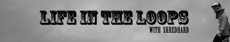 Header for my monthly column Life In The Loops 