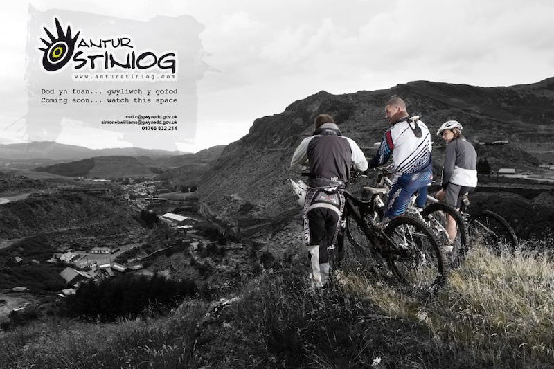 The new bike park in Blaenau-Ffestiniog opening this year.