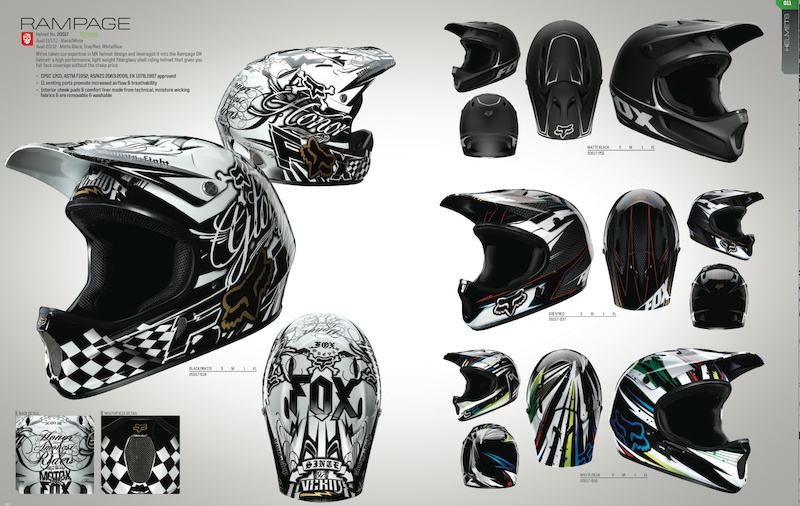 Fox Bike line Rampage collection.