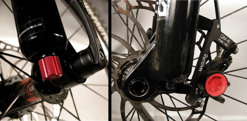 Rebound dial and post-mount caliper bosses