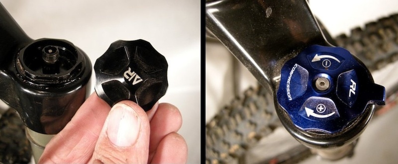 New fork crown dials