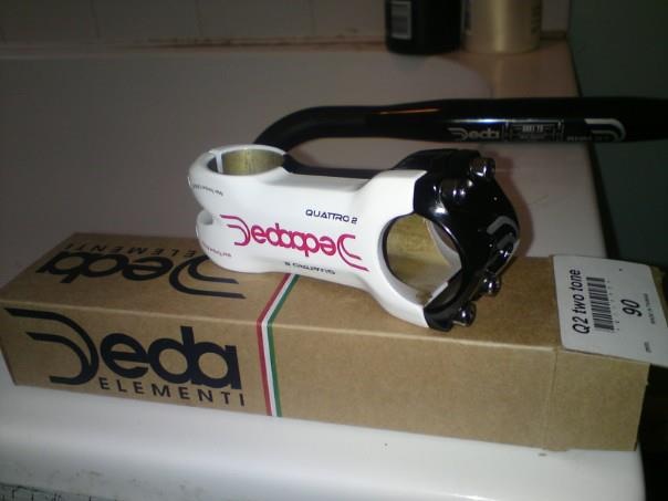 deda rhm01 bars and quattro 2 two tone stem 31 7mm new deda rhm01 bars and quattro 2 two tone stem 31 7mm new