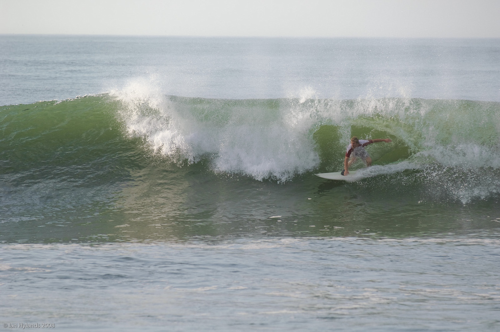 The swell was so big when we arrived that every surf break on the coast except for Punta Roca was closing out, which meant every surfer for miles was trying to surf our massive right-handed wall of water. After I had bounced off a few rocks, seen the odd broken board, and been swept down the beach by the rip more than once, I retired to the beach to watch Derek lead our crew in shredding wave after wave.