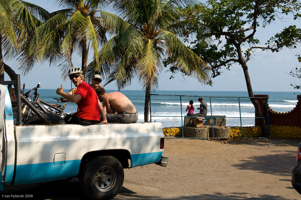 After more than a few days spent entirely in the ocean, it was finally time to pull out our bikes and find some dirt. We made plans to take motos and go exploring in the hills the next morning but instead woke up to the sound of Dave being violently sick in the bathroom. It turned out that Matt's idea of mixing drinks in coconuts was a bad one.