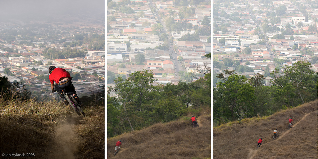 On the first day we bagged a couple of runs in the mountains above la Libertad, and then in the hills above San Salvador the next.