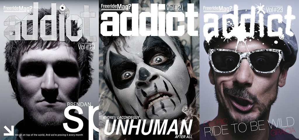 Tell me a bit about Addict?<br><br>Jaja, Addict is a very funny and strange! It is complicated to explain but I'll try... It began as a poster inside the MTB magazine 'SoloBici', apparently they liked the idea and the next month my editor gave me 8 pages to fill, the number rule one was not following any rules, so I called the Lacondeguy brothers and we made a very cute interview! Haha! It's been years and the project has been changing and today I focus on doing interviews with people I like.