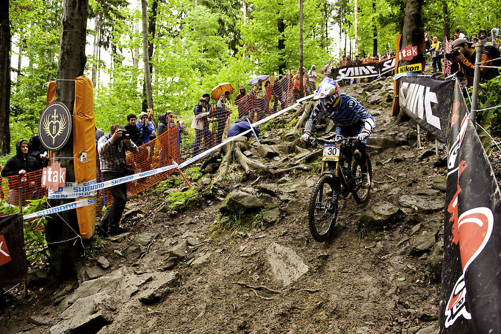 It's been two rough seasons for Rachel Atherton, but the Red Bull sponsored Commencal rider has never lost focus on racing. Rachel will be back this season, and with a vengeance. She has the power and the technical skill to win on any track.