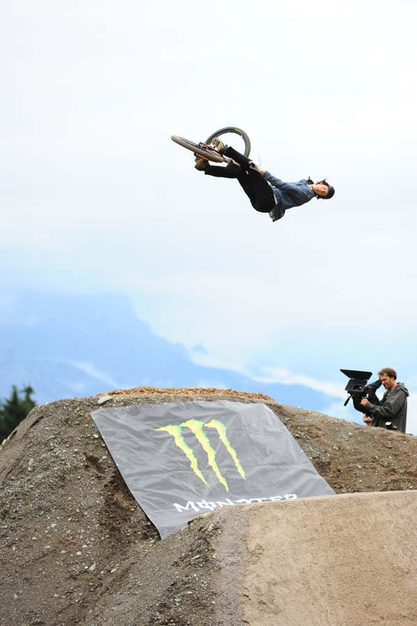 Brandon Semenuk with a sick 360 flip to win Best Trick as well 26TRIX Press photo