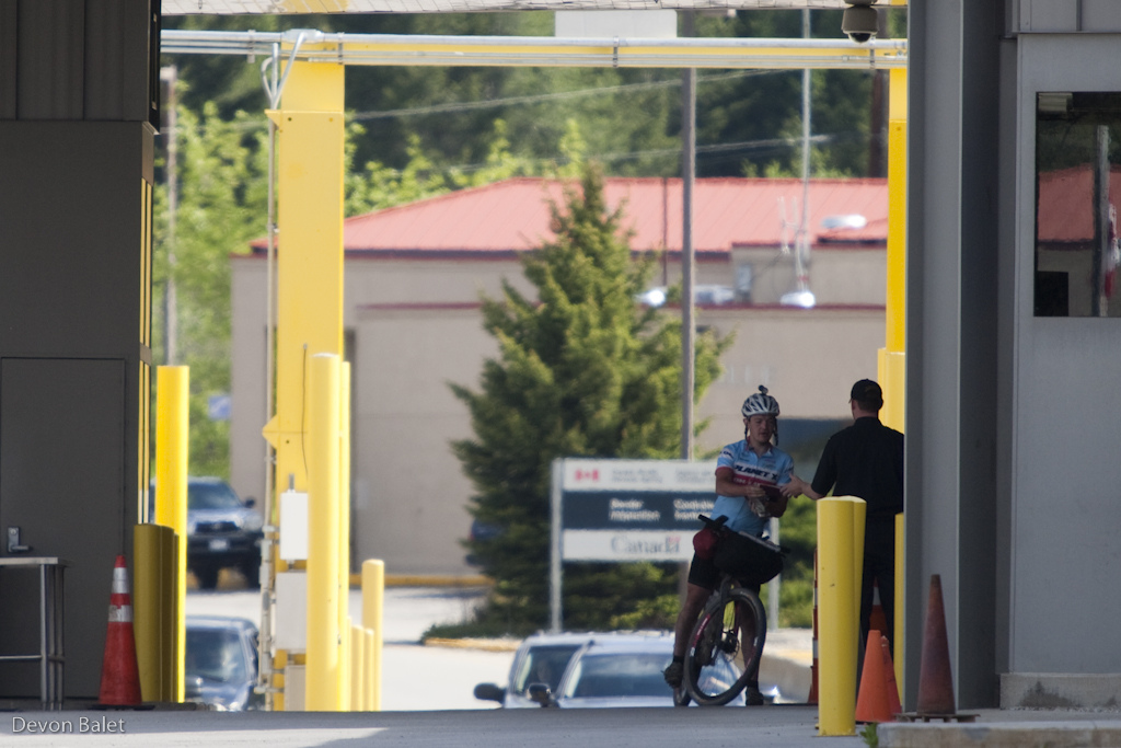 Not your common border crossing.