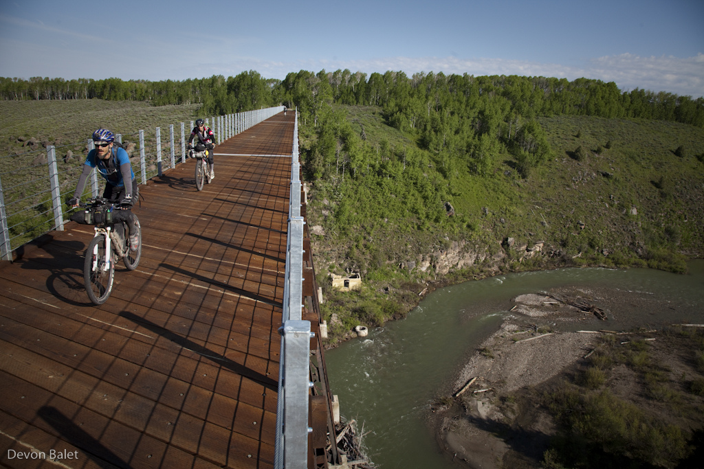 Bitch Creek Trestle Crossing 144 feet tall at mid point.