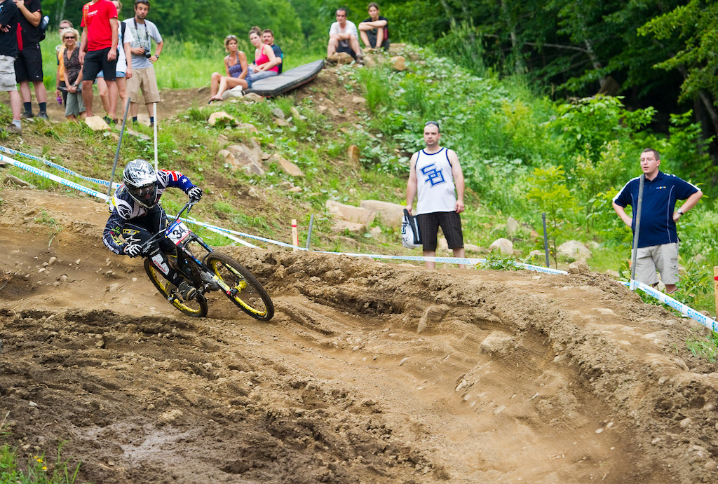 Mick Hannah battling his way through the bombholes littering the track. The combination of loose dirt from the rain and World Cup training was a bit rough on the real estate...