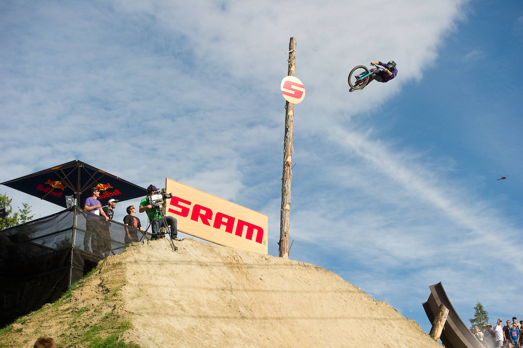 Anthony Messere jumps during the Red Bull Joyride event in Whistler BC on July 23 2011