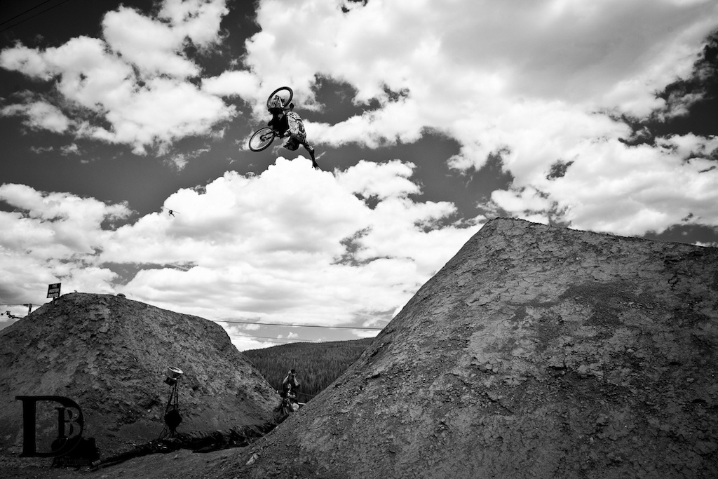 Cam secured his win with this tuck no front flip.