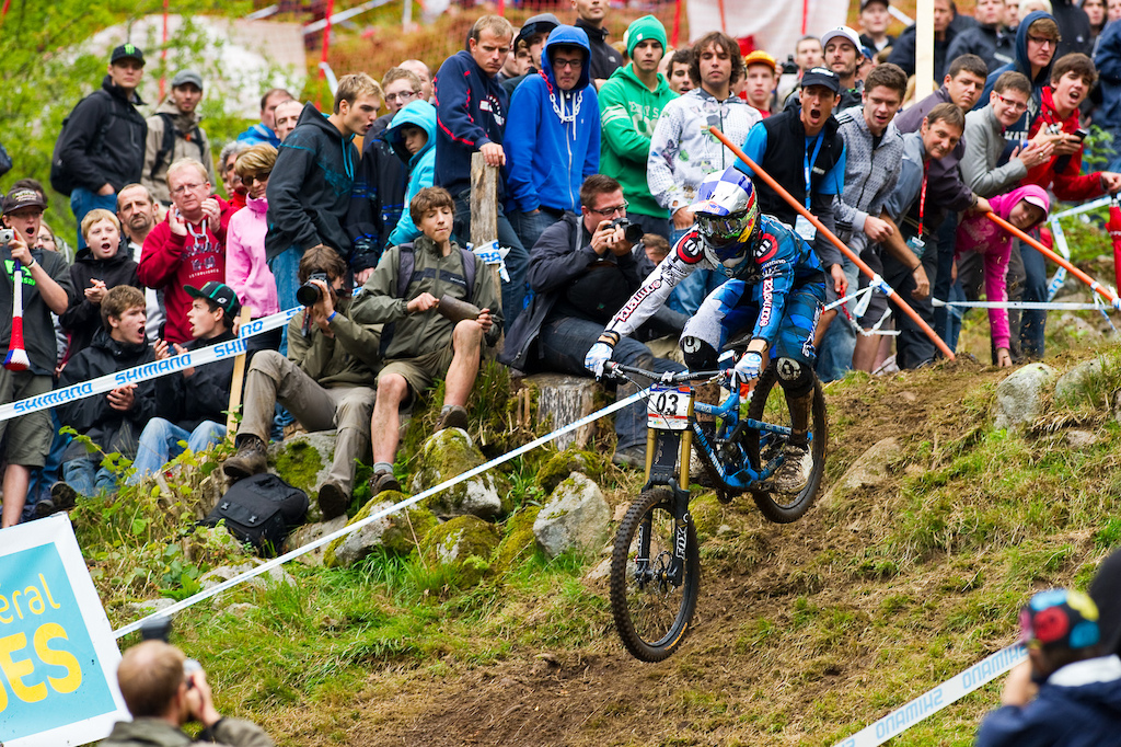 G-Man was back in form and back on the podium today. Somewhere out on the course he gave away nearly a half second to Minnaar--it was enough to give Minnaar the win.