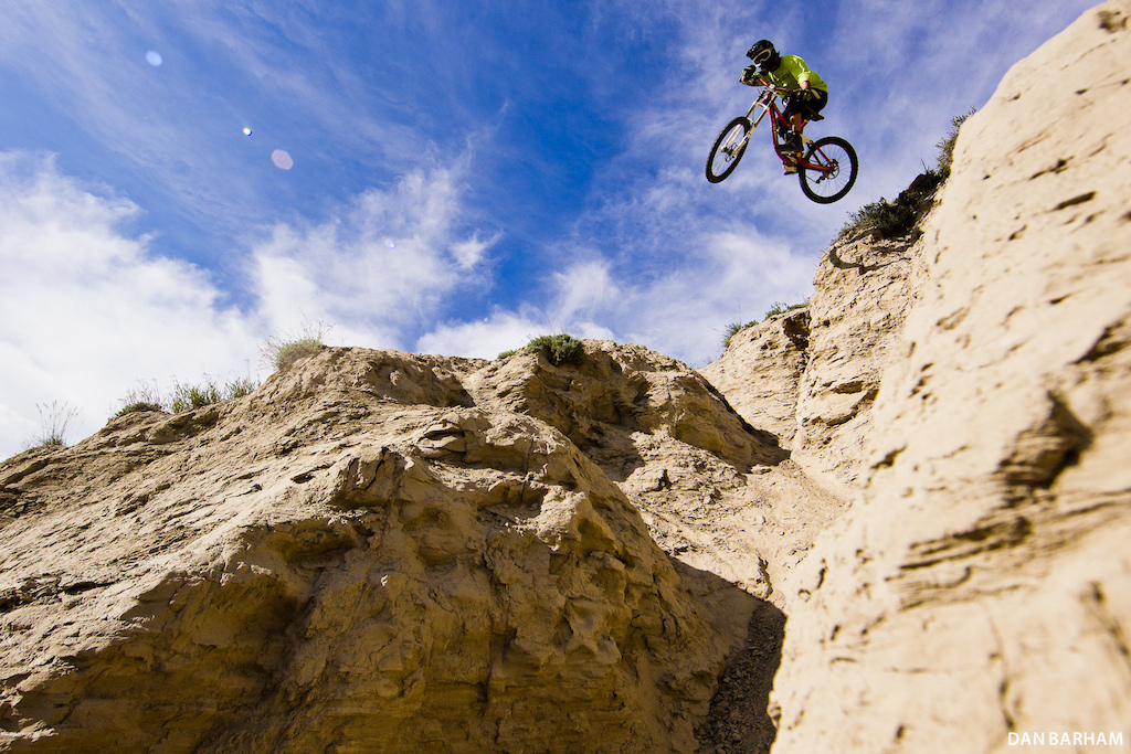 Big hucks and blue sky all in a day s work. Dan Barham photo - www.danbarham.com
