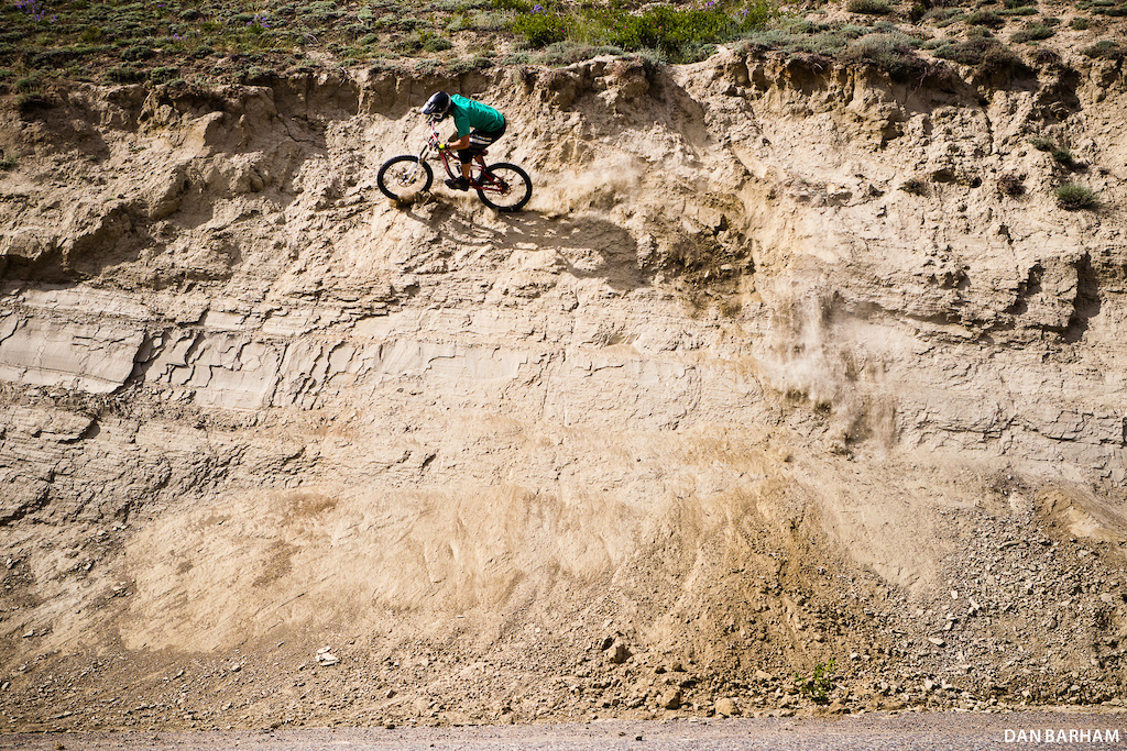 It s not hard to see why Dylan s so at home here - this wall ride might as well be straight out of Kamloops. Dan Barham photo - www.danbarham.com