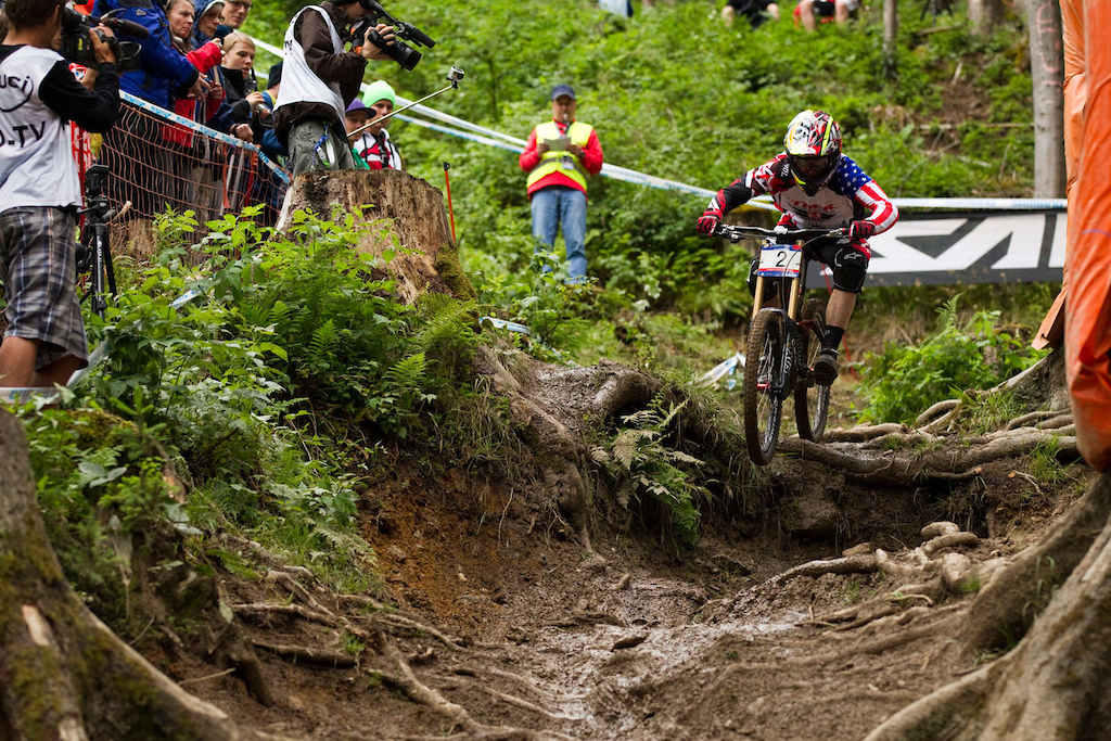 10 June 2011 during the 3rd round of the UCI World Cup Downhill amp 4X in Leogang Austria. Photo by Gary Perkin