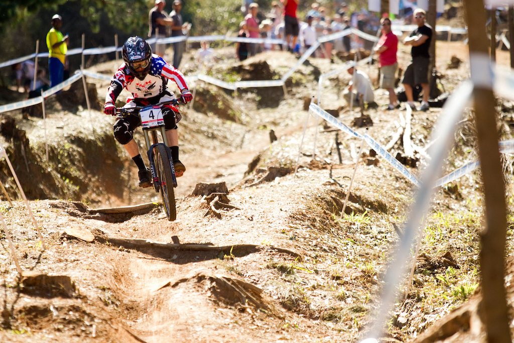 22 April 2011 during the opening round of the 2011 UCI Mountainbike World Cup in Pietermaritzburg South Africa. Photo by Gary Perkin