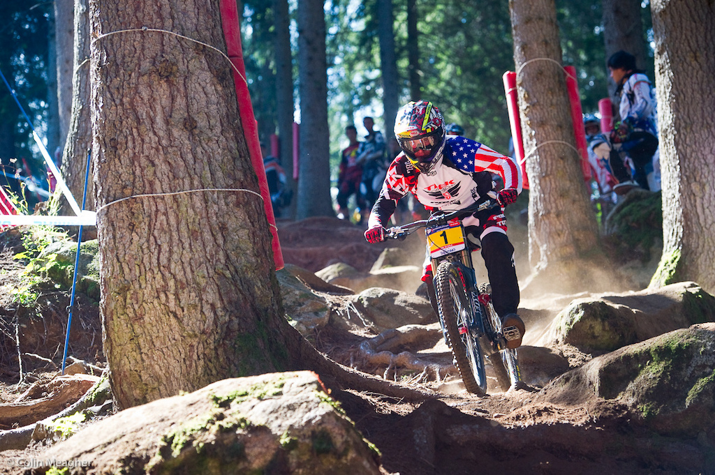 The World Cup overall is already in the bag but Gwin has absolutely zero quit in him.