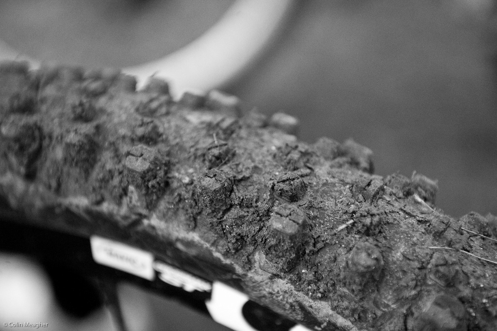 Conditions were sketchy enough for 4X qualifying that Joost Wichman was rocking spikes.