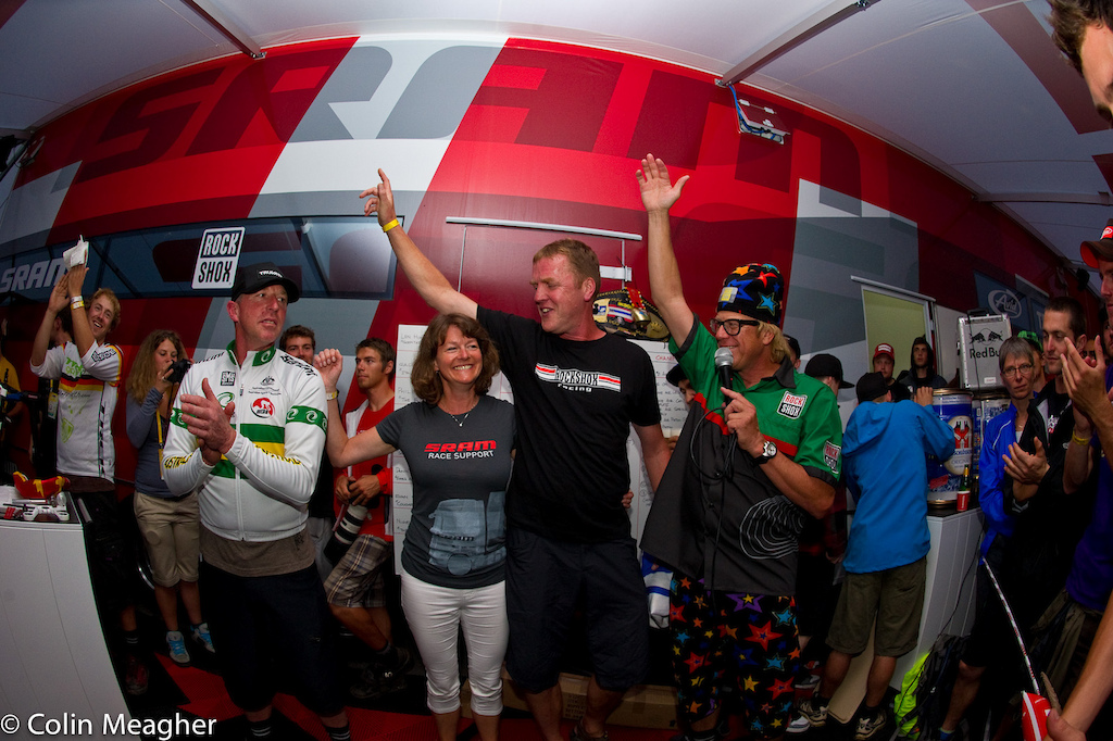 Boxxer Worlds also saw loads of famous faces from the past Nico Vouilloz Anne Caroline Chausson--and the original European SRAM tech crew.