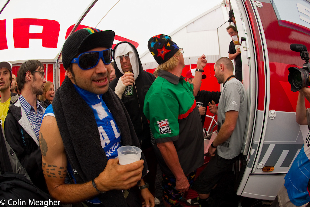 Jack an XC mechanic from Cannondale was up against Len aka the Crusher and the reigning Boxxer World Champ.