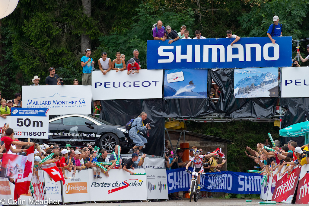 XC World Champs went down today and Canadian Pride took the Women s elite race with Catharine Pendrel taking top honors.