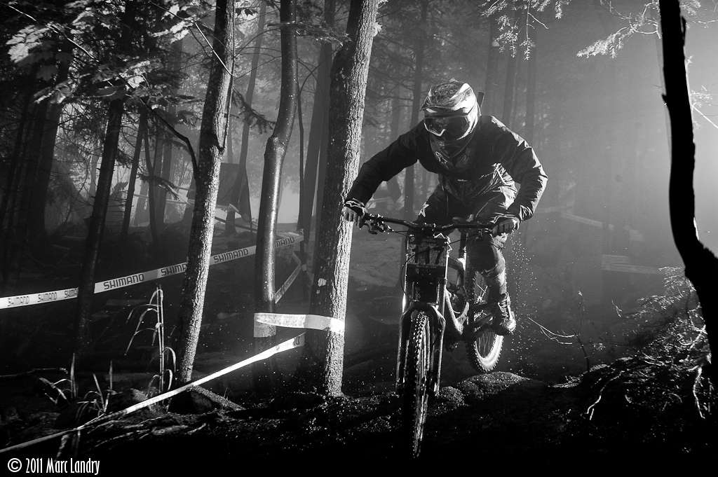 Justyn racing 2011 World Cup at Mont-Sainte-Anne