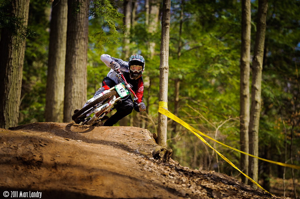 Josh Toohill scrub during 2011 O-Cup DH at Kelso.