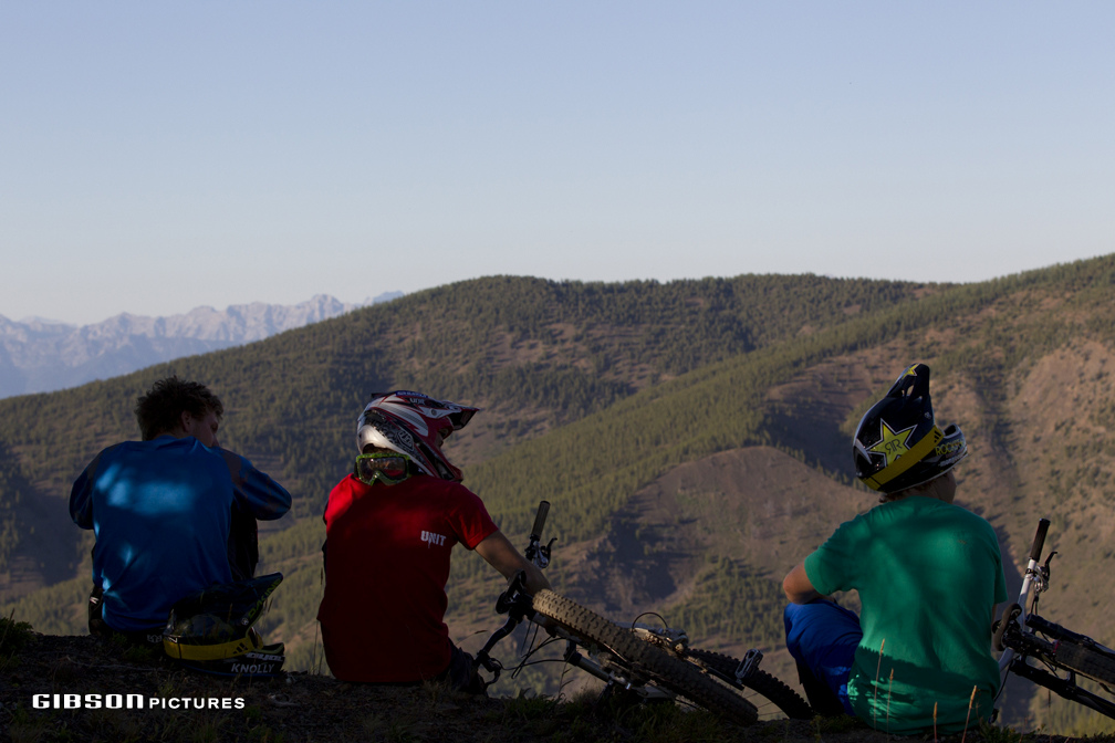 taking in the view