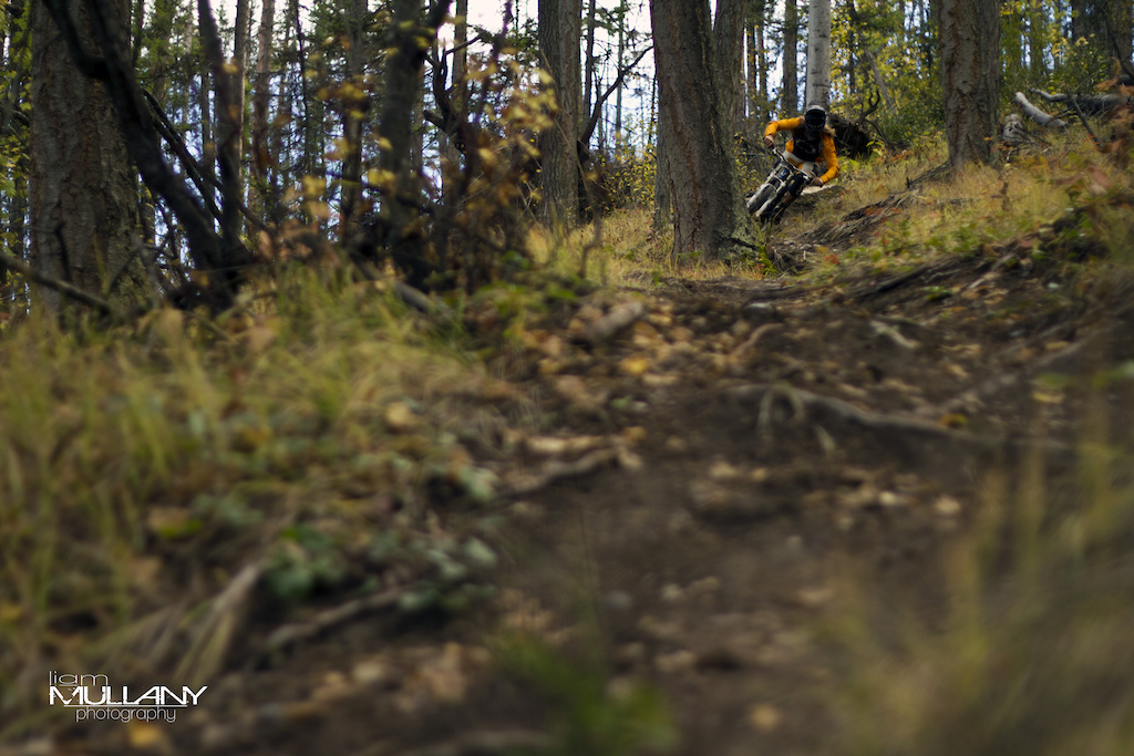 Evan ripping some dirt out of the corners while filming for an upcoming edit.