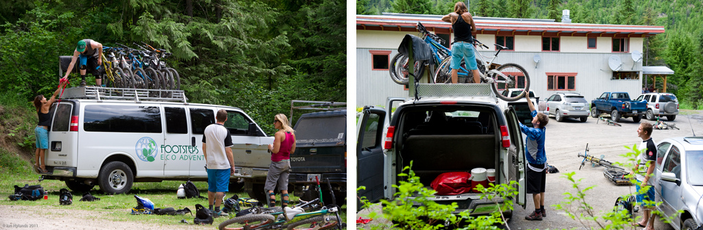 Pinkbike trip to Retallack with Mike Tyler and Ian. Riding near Retallack and the Slocan valley.