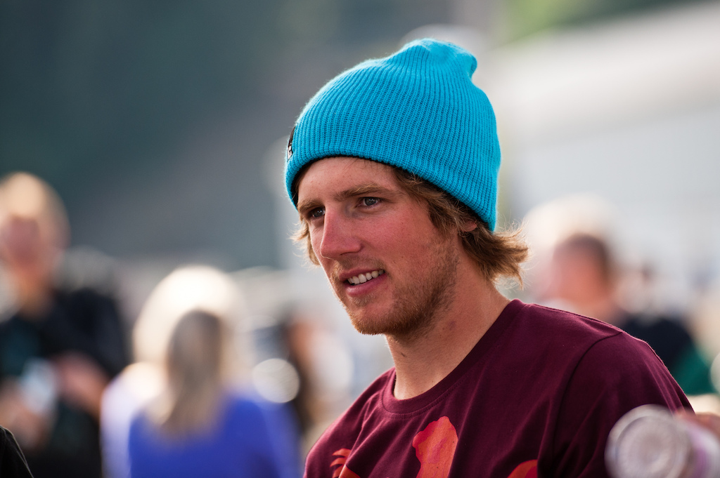 Contest promoter amp professional mountain bike stunt pilot Andrew Taylor
