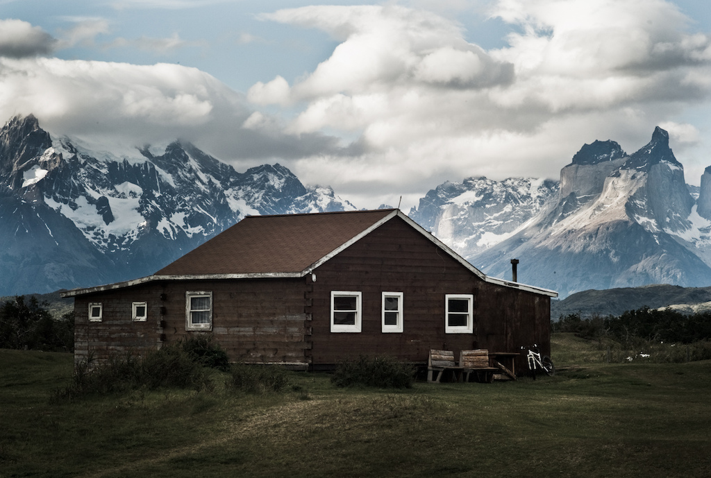 We rented this little cabin on the edge of the Torres del Paine park for a week. It s cheap homely and has access to some of the world s most unique landscapes for riding. Photo by Dan Milner.