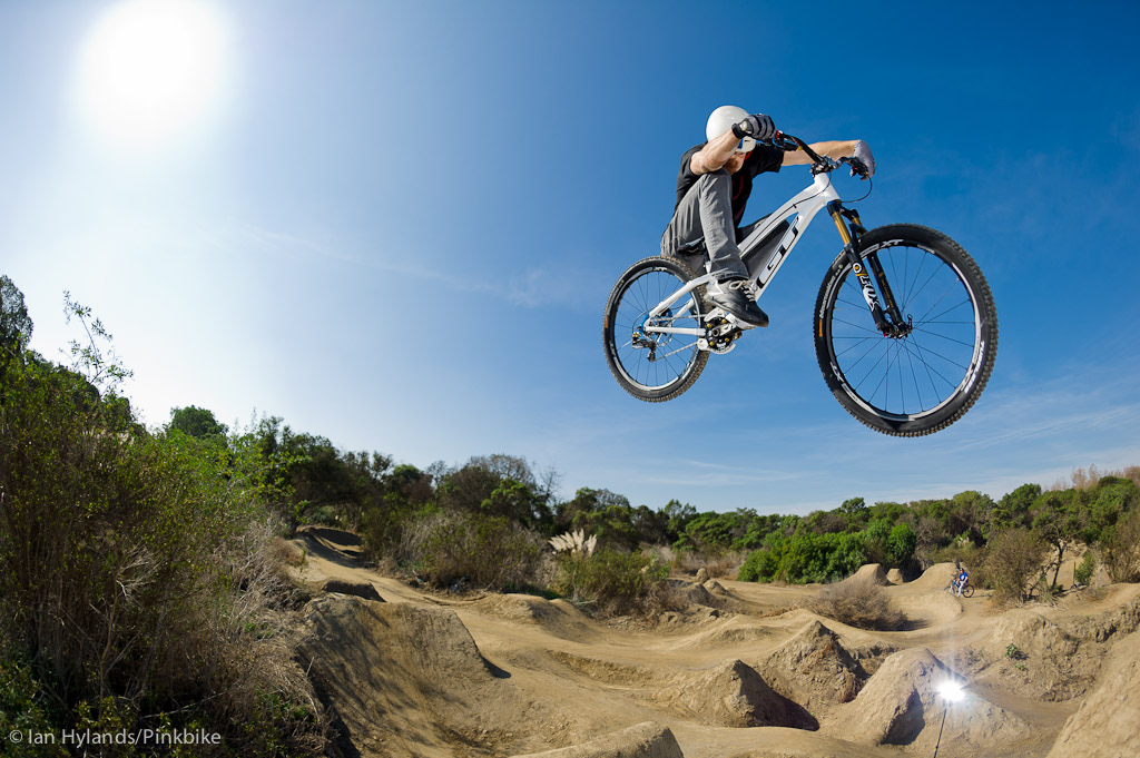 Dan Atherton rides at Sheep Hills in California