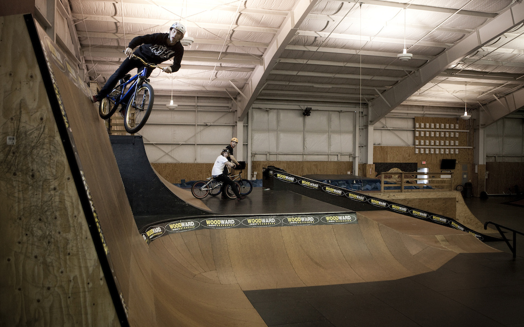 If you notice where Jake Kinneys right foot is planting here it s about 6 from the top of this wall ride... and he s just chillin makin Cam Zink faces... No biggie.