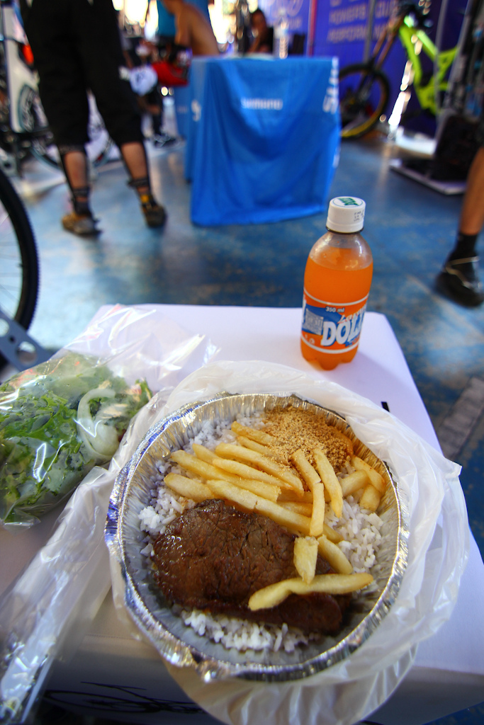 Lunch of champions.
