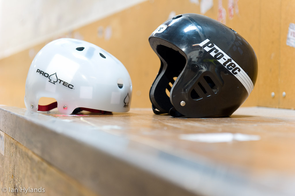 Pro-tec Bucky Classic and Full Cut Classic. These two helmets are important in the history of pro-tec but we need to stress that they are not bike helmets. Please do not use one of these for biking...