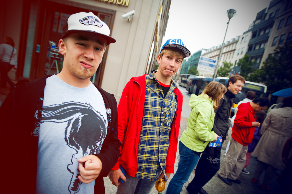 Ryszard RyyS Syryczy ski and Dawid Godziek in Berlin. Photo by Kuba Konwent. Ride Your Way 2 Bling.